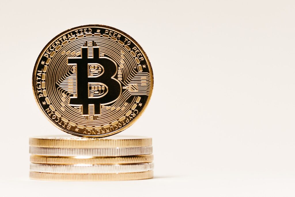 Gold Bitcoin Coins